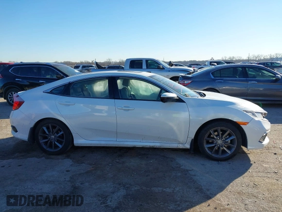2020 Honda Civic EX-L with VIN 19XFC1F79LE015183, listed as a IAAI auction lot 41418080 with 45,921 mi miles and . Bid and sale history available at DreamBid. Image 13.