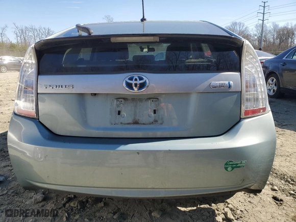 2013 Toyota Prius Plug-In with VIN JTDKN3DP8D3032010, listed as a Copart auction lot 47618965 with NaN miles and Salvage Title. Bid and sale history available at carsss.com. Image 6.