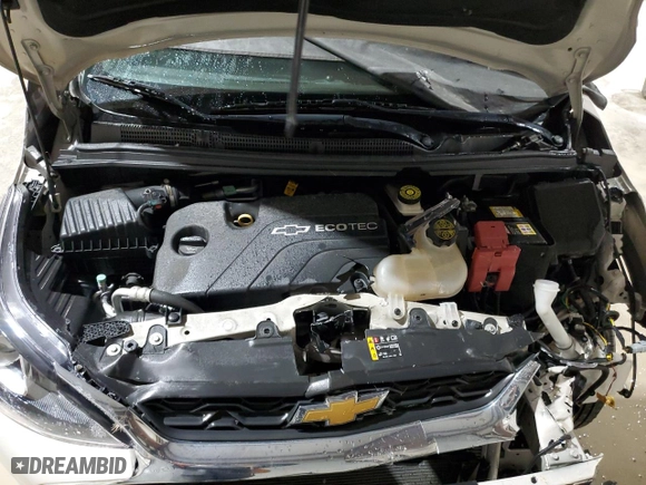 2021 Chevrolet Spark 1LT with VIN KL8CD6SA7MC749434, listed as a Copart auction lot 50882005 with 45,675 mi miles and Salvage Title. Bid and sale history available at carsss.com. Image 11.