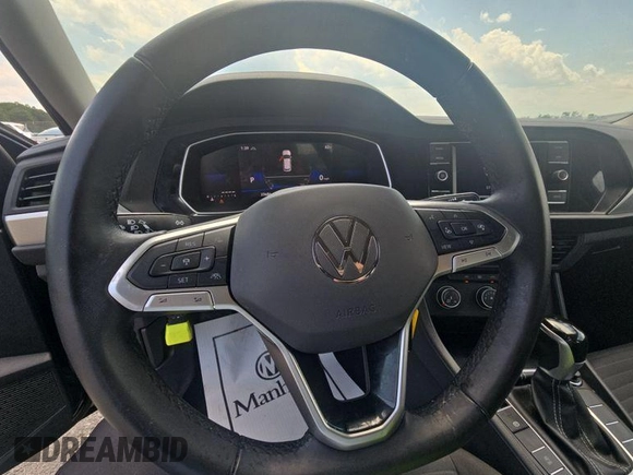 2024 Volkswagen Jetta S with VIN 3VW5M7BU6RM050864, listed as a IAAI auction lot 42854244 with 23,681 mi miles and . Bid and sale history available at DreamBid. Image 9.