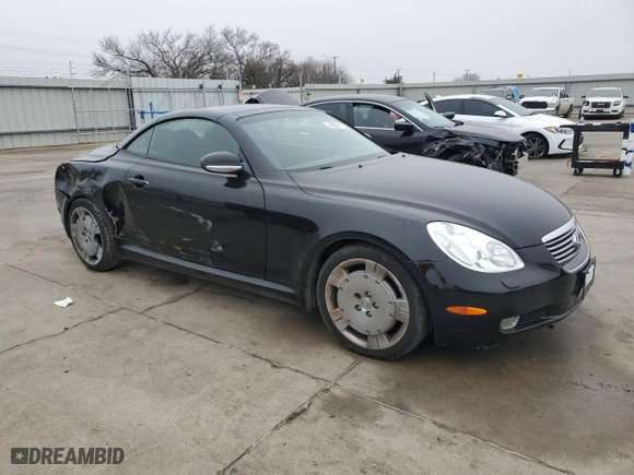 2003 Lexus SC 430 with VIN JTHFN48Y030045973, listed as a Copart auction lot 43931115 with 153,552 mi miles and Clean Title. Bid and sale history available at carsss.com. Image 4.