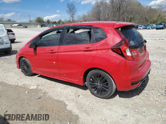 2018 Honda Fit Sport with VIN 3HGGK5H63JM709682, listed as a Copart auction lot 49646605 with 221,758 mi miles and Salvage Title. Bid and sale history available at carsss.com. Image 2.