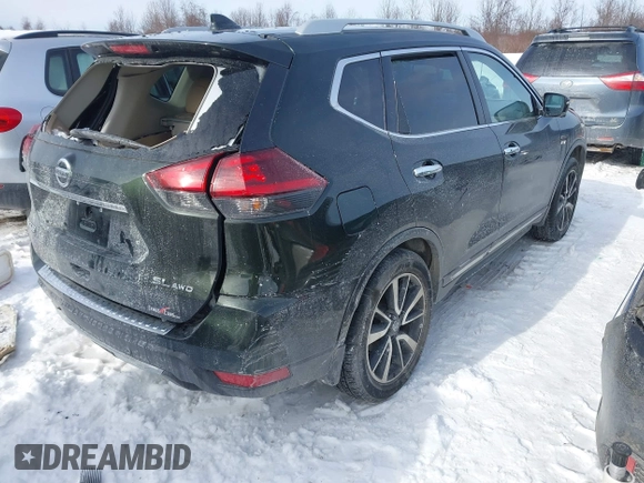2019 Nissan Rogue SL with VIN 5N1AT2MV7KC726626, listed as a IAAI auction lot 41460387 with 54,739 mi miles. Bid and sale history available at carsss.com. Image 4.