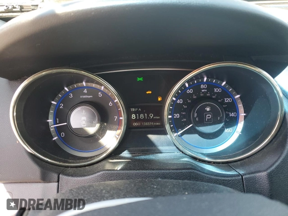 2012 Hyundai Sonata SE with VIN 5NPEC4AB8CH483605, listed as a Copart auction lot 52008945 with 135,374 mi miles and Salvage Title. Bid and sale history available at carsss.com. Image 9.