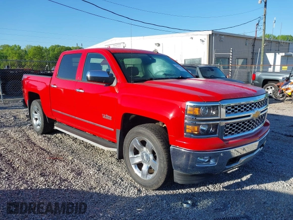 2014 Chevrolet Silverado 1500 LTZ with VIN 3GCUKSEC2EG300040, listed as a IAAI auction lot 42037164 with 64,271 mi miles. Bid and sale history available at carsss.com. Image 1.