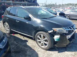 2012 Nissan Murano LE with VIN JN8AZ1MU1CW119839, listed as a IAAI auction lot 41780286 with 121,000 mi miles and . Bid and sale history available at DreamBid. Image 1.