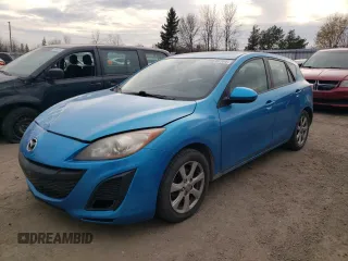 2011 Mazda 3 GX with VIN JM1BL1KF6B1397122, listed as a Copart auction lot 80616184 with 377,342 mi miles and Salvage Title. Bid and sale history available at carsss.com. Image 1.