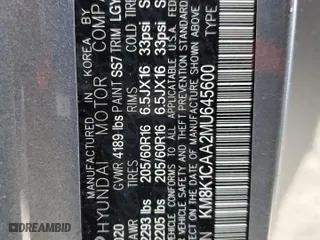 2021 Hyundai Kona SE with VIN KM8K1CAA2MU645600, listed as a Copart auction lot 47758695 with 74,039 mi miles and Salvage Title. Bid and sale history available at carsss.com. Image 12.