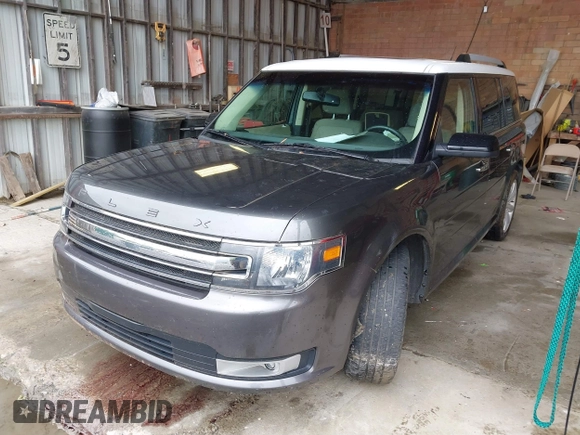 2016 Ford Flex SEL z VIN 2FMHK6C86GBA10554, wystawiony jako IAAI lot #42242639 z przebiegiem 53 072 mil mil oraz . Historia ofert i sprzedaży dostępna na DreamBid. Obrazek 2.