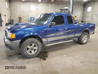 2005 Ford Ranger XL with VIN 1FTZR15E55PA46574, listed as a Copart auction lot 60283535 with 185,081 mi miles and Salvage title. Bid and sale history available at DreamBid. Image 1.
