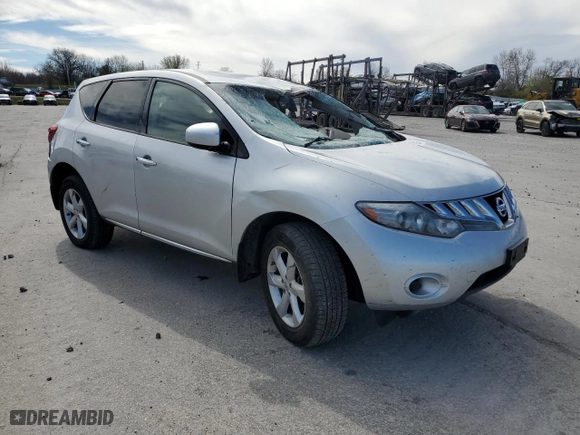 2010 Nissan Murano S with VIN JN8AZ1MU6AW019393, listed as a Copart auction lot 50183005 with 130,036 mi miles and Salvage Title. Bid and sale history available at carsss.com. Image 4.