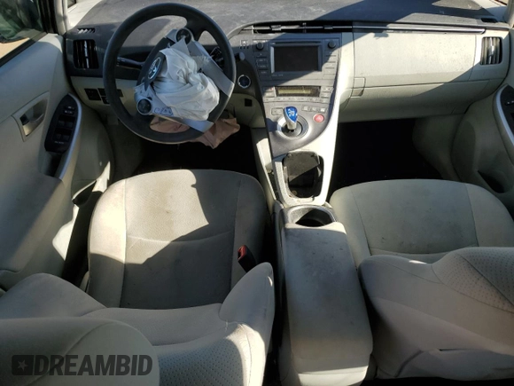2013 Toyota Prius One with VIN JTDKN3DU8D1698558, listed as a Copart auction lot 53392615 with Not Provided miles and Salvage Title. Bid and sale history available at DreamBid. Image 8.
