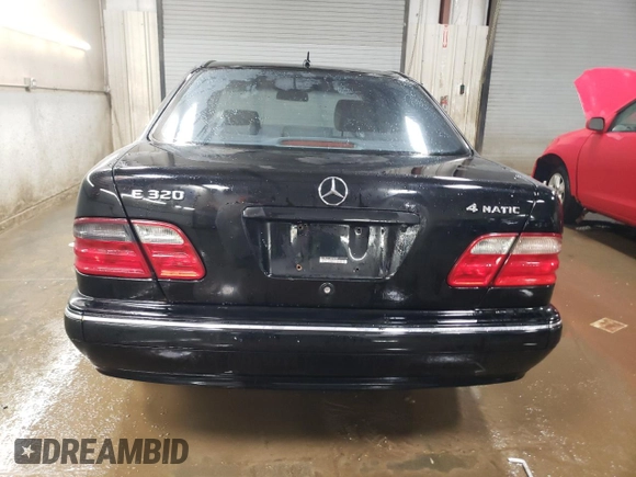 2001 Mercedes-Benz E-Class AWD with VIN WDBJF82J11X056639, listed as a Copart auction lot 49428325 with 145,218 mi miles and Salvage Title. Bid and sale history available at carsss.com. Image 6.