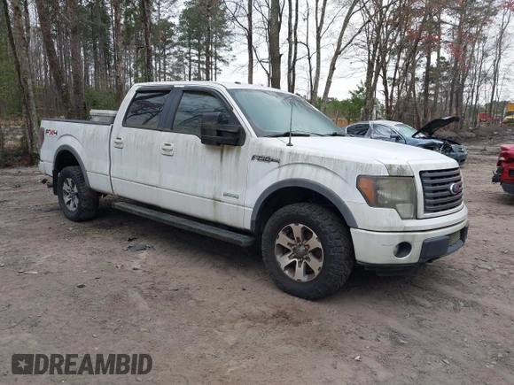 2011 Ford F-150 XLT with VIN 1FTFW1ET3BKD95820, listed as a IAAI auction lot 41856965 with 132,669 mi miles. Bid and sale history available at carsss.com. Image 1.