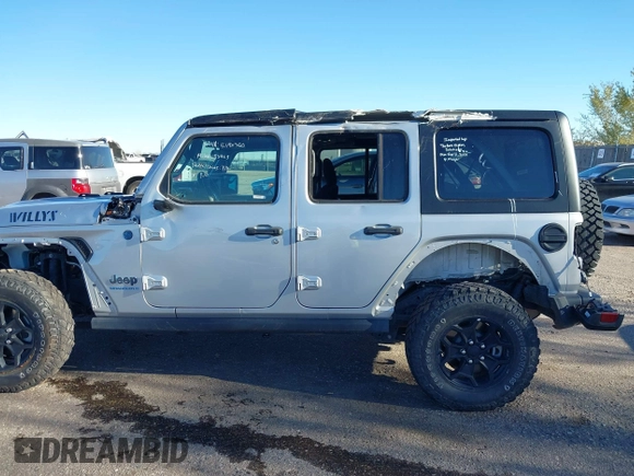 2023 Jeep Wrangler z VIN 1C4JJXN62PW628429, wystawiony jako IAAI lot #40861135 z przebiegiem 33 923 mil mil oraz . Historia ofert i sprzedaży dostępna na DreamBid. Obrazek 14.