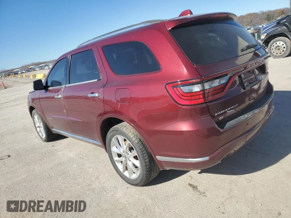 2019 Dodge Durango Citadel with VIN 1C4SDJET1KC683706, listed as a Copart auction lot 81783014 with 76,717 mi miles and Salvage Title. Bid and sale history available at DreamBid. Image 2.