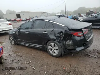 2015 Kia Optima Hybrid with VIN KNAGM4AD0F5082638, listed as a Copart auction lot 72855864 with 0 mi miles and Salvage Title. Bid and sale history available at carsss.com. Image 2.