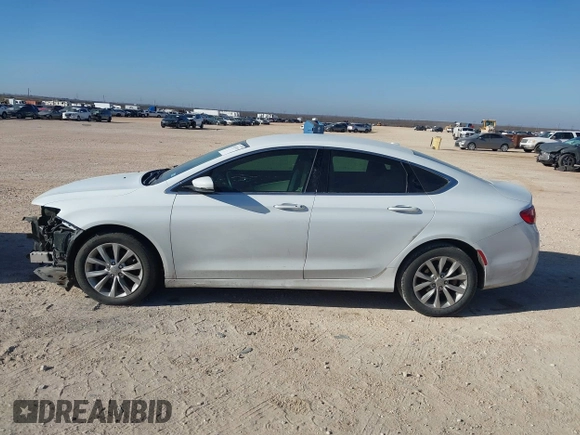 2015 Chrysler 200 C with VIN 1C3CCCCB3FN544916, listed as a IAAI auction lot 41453110 with 152,757 mi miles. Bid and sale history available at carsss.com. Image 15.