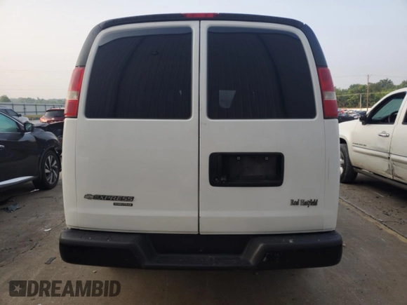 2016 Chevrolet Express Cargo with VIN 1GCWGAFF7G1184428, listed as a Copart auction lot 60293315 with 353,374 mi miles and Salvage title. Bid and sale history available at DreamBid. Image 6.
