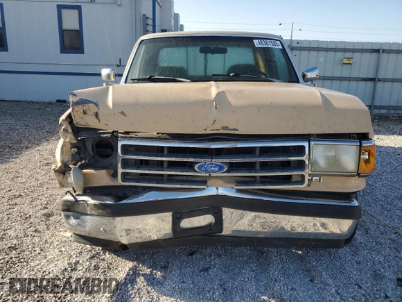 1991 Ford F-150 with VIN 1FTEX15H8MKA51617, listed as a Copart auction lot 48361585 with 10,593 mi miles and Salvage Title. Bid and sale history available at carsss.com. Image 5.