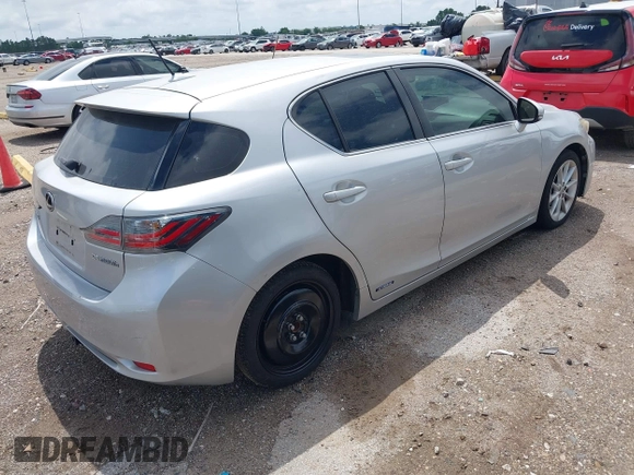 2012 Lexus CT CT 200h with VIN JTHKD5BH0C2082560, listed as a IAAI auction lot 42221415 with 194,321 mi miles and . Bid and sale history available at carsss.com. Image 4.