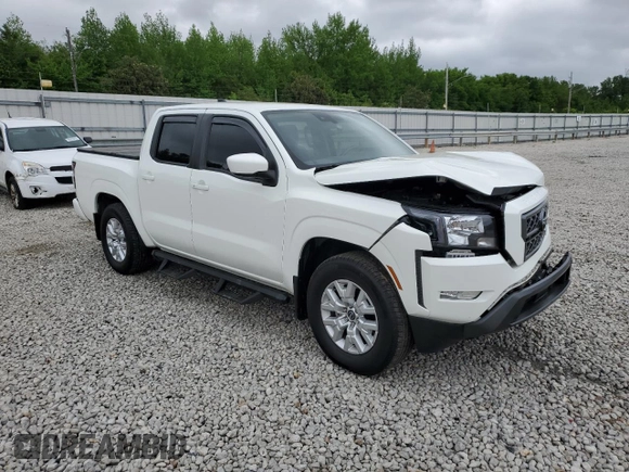 2024 Nissan Frontier SL with VIN 1N6ED1EJ1RN611606, listed as a Copart auction lot 54609955 with 14,599 mi miles and Salvage title. Bid and sale history available at DreamBid. Image 4.