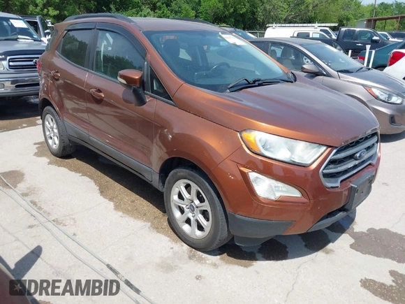 2018 Ford EcoSport SE with VIN MAJ3P1TE9JC212858, listed as a IAAI auction lot 42029732 with 98,869 mi miles and . Bid and sale history available at DreamBid. Image 1.