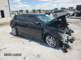 2016 Lexus CT 200h with VIN JTHKD5BH4G2264445, listed as a Copart auction lot 52105855 with 125,995 mi miles and Salvage Title. Bid and sale history available at carsss.com. Image 4.