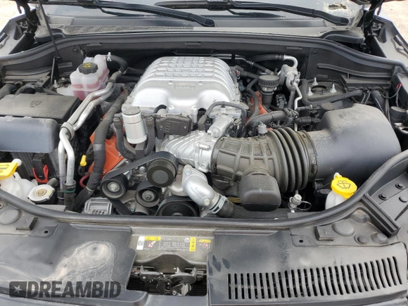 2023 Dodge Durango SRT Hellcat Premium with VIN 1C4SDJH98PC584727, listed as a Copart auction lot 53762574 with 3,881 mi miles and Clean Title. Bid and sale history available at DreamBid. Image 12.