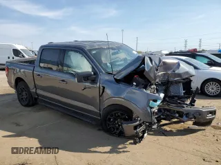 2024 Ford F-150 XLT with VIN 1FTEW3LP5RKE27478, listed as a Copart auction lot 49312515 with 0 mi miles and Non Repairable. Bid and sale history available at carsss.com. Image 4.