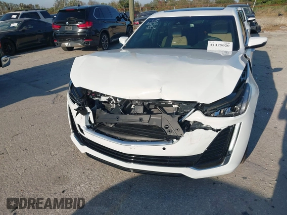 2024 Cadillac CT5 Premium Luxury with VIN 1G6DN5RK4R0130576, listed as a IAAI auction lot 41475020 with 2,201 mi miles and . Bid and sale history available at DreamBid. Image 6.