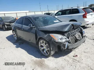 2016 Buick Regal GS with VIN 2G4GU5GX6G9181992, listed as a Copart auction lot 76383524 with 125,801 mi miles and Salvage Title. Bid and sale history available at carsss.com. Image 4.