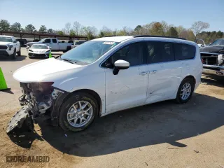 2021 Chrysler Voyager LXI with VIN 2C4RC1DG1MR530789, listed as a Copart auction lot 50079565 with 66,560 mi miles and Salvage Title. Bid and sale history available at carsss.com. Image 1.