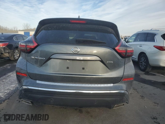 2020 Nissan Murano S with VIN 5N1AZ2AS1LN120818, listed as a Copart auction lot 42164945 with Not Provided miles and Salvage Title. Bid and sale history available at DreamBid. Image 6.