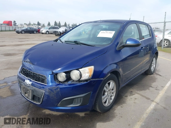2013 Chevrolet Sonic LT with VIN 1G1JC6SB1D4171148, listed as a IAAI auction lot 41631280 with 147,874 mi miles. Bid and sale history available at carsss.com. Image 19.