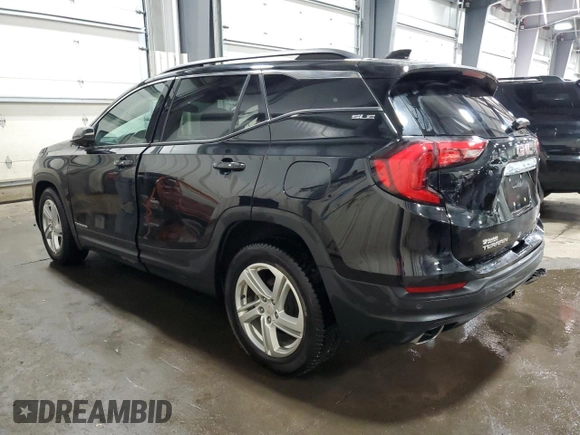 2018 GMC Terrain SLE with VIN 3GKALTEX3JL290777, listed as a Copart auction lot 46810135 with 52,437 mi miles and Salvage Title. Bid and sale history available at carsss.com. Image 2.