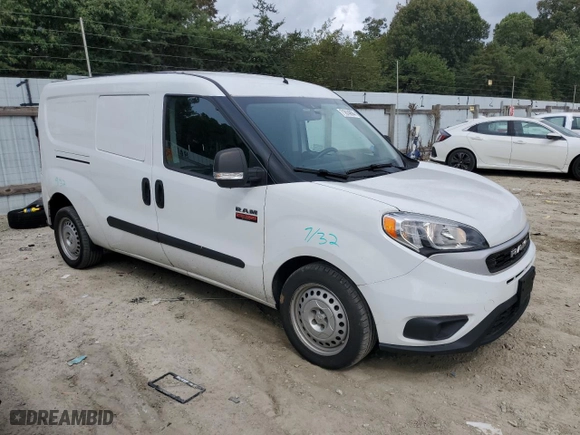 2022 Ram ProMaster City Wagon with VIN ZFBHRFAB8N6W56823, listed as a Copart auction lot 71814894 with 34,823 mi miles and Salvage Title. Bid and sale history available at carsss.com. Image 4.