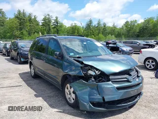 2005 Toyota Sienna CE with VIN 5TDZA23C45S238606, listed as a IAAI auction lot 42395628 with 222,869 mi miles and . Bid and sale history available at DreamBid. Image 1.