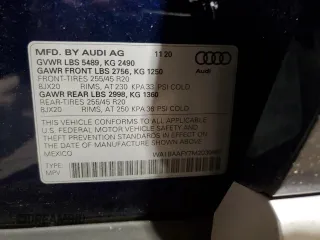 2021 Audi Q5 Premium Plus with VIN WA1BAAFY7M2030867, listed as a Copart auction lot 63416674 with 32,843 mi miles and Salvage Title. Bid and sale history available at carsss.com. Image 15.