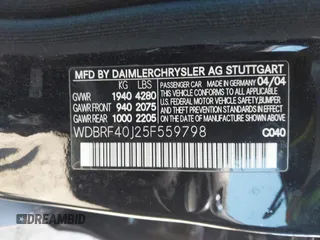 2005 Mercedes-Benz C 230 Kompressor с VIN WDBRF40J25F559798, выставлен на аукционе IAAI как лот 42773041 с пробегом 79 551 миль миль и . История ставок и продаж доступна на DreamBid. Изображение 9.
