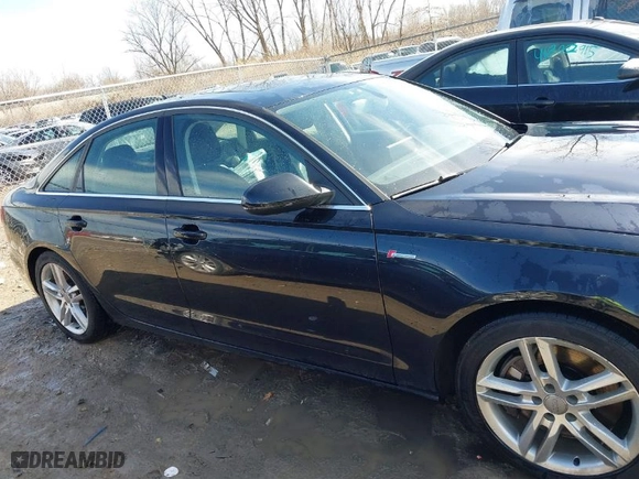 2012 Audi A6 3.0T Premium Plus with VIN WAUBGAFC0CN005392, listed as a IAAI auction lot 41815395 with 104048 miles. Bid and sale history available at carsss.com. Image 14.