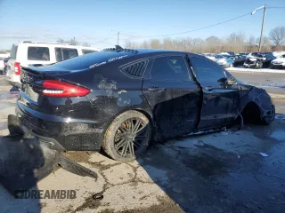 2019 Ford Fusion Titanium with VIN 3FA6P0K95KR181252, listed as a Copart auction lot 45393775 with 95,008 mi miles and Salvage Title. Bid and sale history available at carsss.com. Image 3.
