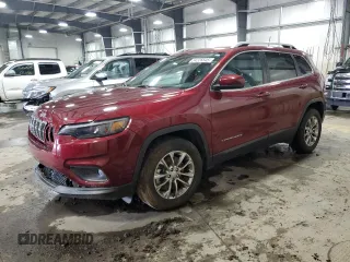 2021 Jeep Cherokee Latitude Lux z VIN 1C4PJMMXXMD225132, wystawiony jako Copart lot #54226545 z przebiegiem 48 986 mil mil oraz Szkoda całkowita • Salvage title. Historia ofert i sprzedaży dostępna na DreamBid. Obrazek 1.