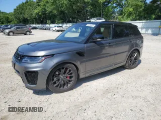 2018 Land Rover Range Rover Sport SVR with VIN SALWZ2SE9JA188901, listed as a Copart auction lot 60599224 with 67,573 mi miles and Clean Title. Bid and sale history available at carsss.com. Image 1.