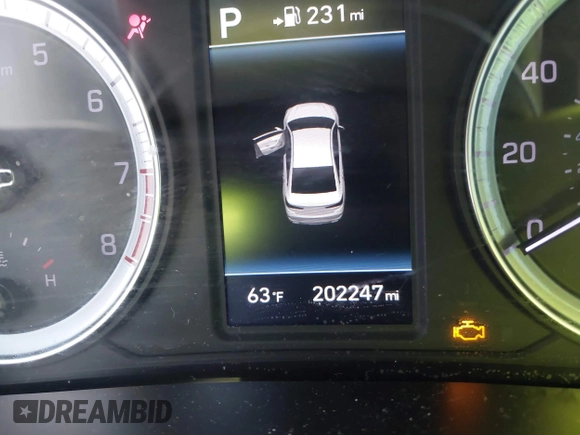 2018 Hyundai Sonata SEL with VIN 5NPE34AF7JH612059, listed as a IAAI auction lot 41360737 with 202,247 mi miles and . Bid and sale history available at DreamBid. Image 16.