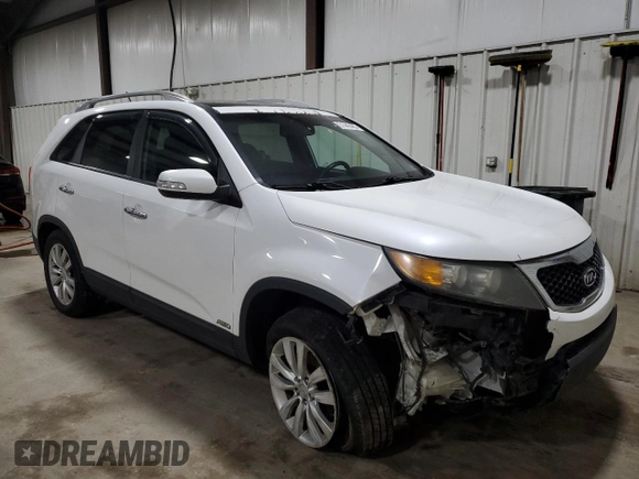 2011 Kia Sorento EX with VIN 5XYKUDA27BG146798, listed as a Copart auction lot 51446465 with 124,474 mi miles and Salvage Title. Bid and sale history available at carsss.com. Image 4.