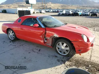 2002 Ford Thunderbird w/Hardtop Premium with VIN 1FAHP60A82Y118169, listed as a Copart auction lot 48772465 with 23,648 mi miles and Salvage Title. Bid and sale history available at carsss.com. Image 4.