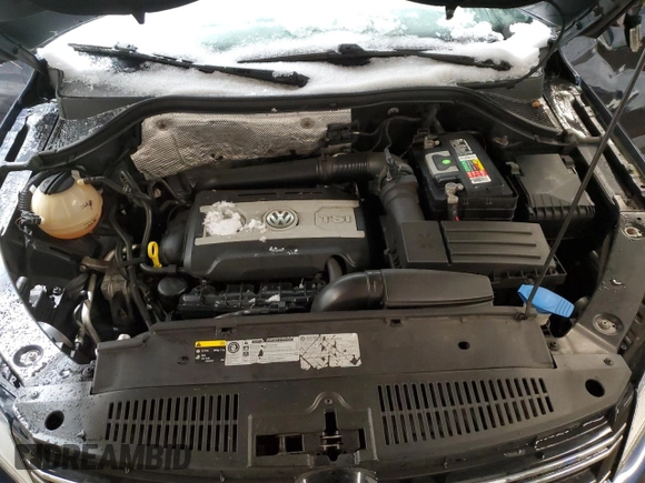 2014 Volkswagen Tiguan SEL with VIN WVGAV3AX0EW511131, listed as a Copart auction lot 43483055 with 102,252 mi miles and Salvage title. Bid and sale history available at DreamBid. Image 12.