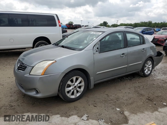 2010 Nissan Sentra 2.0 with VIN 3N1AB6AP3AL662109, listed as a Copart auction lot 59298045 with 121,218 mi miles and Salvage title. Bid and sale history available at DreamBid. Image 1.