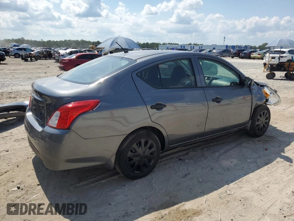 2017 Nissan Versa S with VIN 3N1CN7AP6HL849747, listed as a Copart auction lot 62293315 with 155,324 mi miles and Salvage title. Bid and sale history available at DreamBid. Image 3.